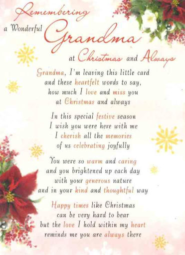 Picture of LOVING MEMORY - GRANDMA